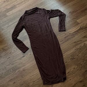 Soft Knit Long Sleeve Dress